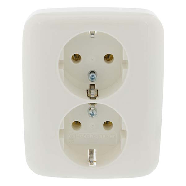 Busch Jaeger Stopcontact | Busch-Jaeger | Reflex (Inbouw, Randaarde, Wit) 34634 66.001.50 K180106615 - 2