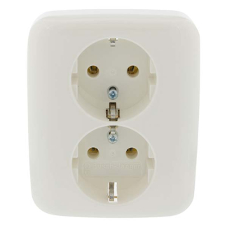Busch Jaeger Stopcontact | Busch-Jaeger | Reflex (Inbouw, Randaarde, Wit) 66.001.50 K180106615 - 2