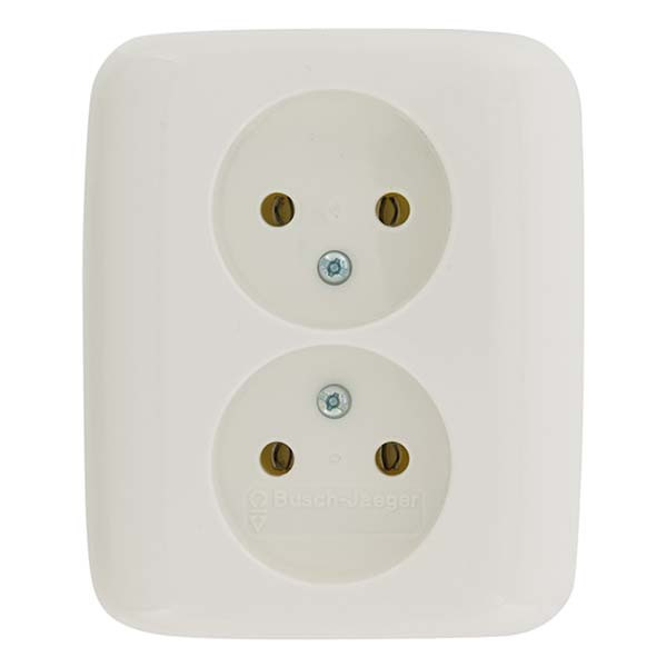 Busch Jaeger Stopcontact | Busch-Jaeger | Reflex (Inbouw, Wit) 34633 66.001.49 K180106618 - 2