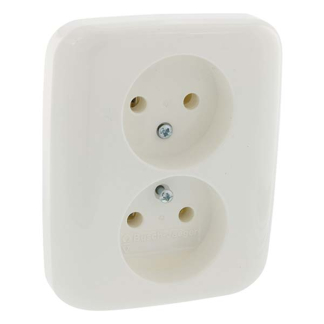 Busch Jaeger Stopcontact | Busch-Jaeger | Reflex (Inbouw, Wit) 34633 66.001.49 K180106618 - 3
