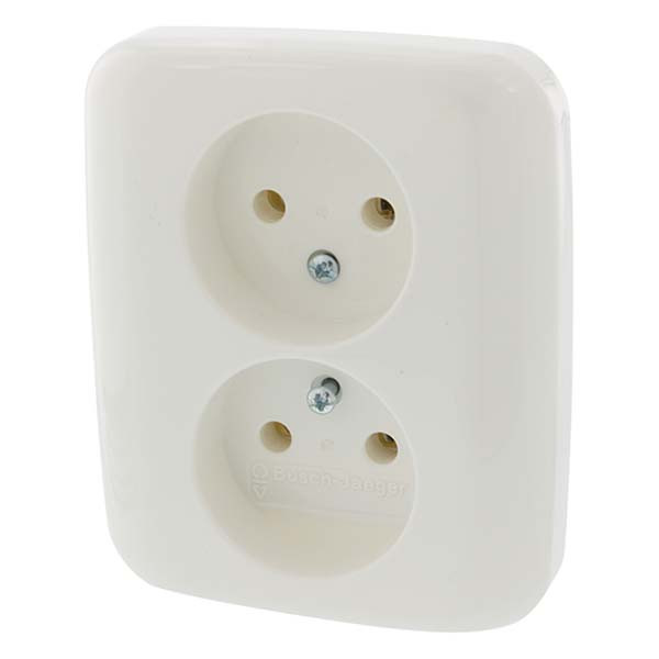 Busch Jaeger Stopcontact | Busch-Jaeger | Reflex (Inbouw, Wit) 34633 66.001.49 K180106618 - 4