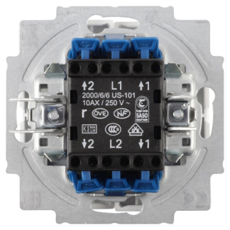 Busch Jaeger Wissel/wisselschakelaar | Busch-Jaeger | Future Linear (Inbouw, Wit) 58.060.03 K180107951 - 3