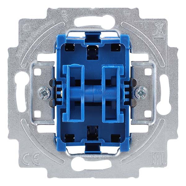 Busch Jaeger Wissel/wisselschakelaar | Busch-Jaeger | Reflex (Inbouw, Wit) 66.000.03 66.001.04 K180106575 - 2
