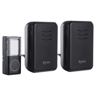 Byron Deurbelset | Byron (Draadloos, 2 ontvangers, 150 meter, 80 dB) 00.641.22 K170113736 - 1