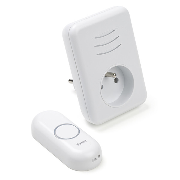 Byron Plug-in deurbel | Byron (Draadloos, 150 meter, Doorsteekstekker, Penaarde) 00.641.25 K170113734 - 1