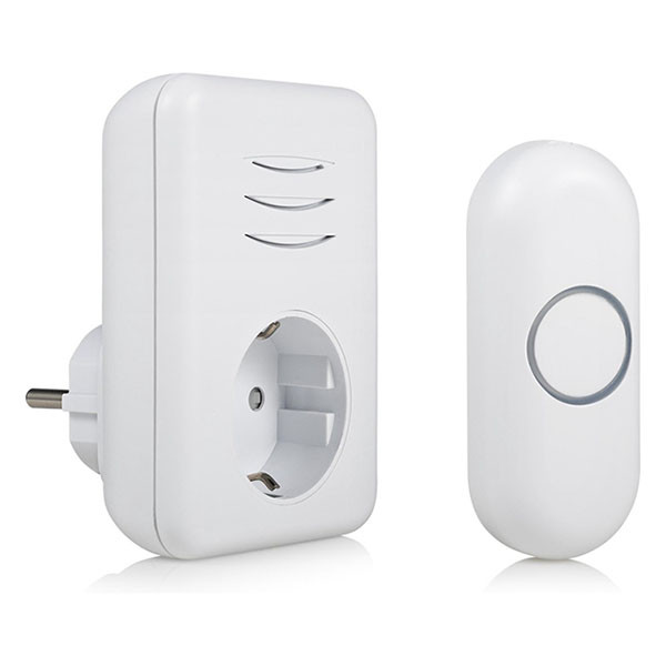 Byron Plug-in deurbel | Byron (Draadloos, 1 ontvanger, 150 meter, Doorsteekstekker) DBY-22313 K170113581 - 2