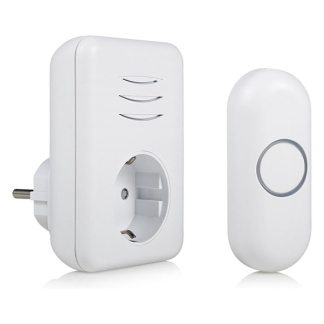 Byron Plug-in deurbel | Byron (Draadloos, 1 ontvanger, 150 meter, Doorsteekstekker) DBY-22313 K170113581 - 2