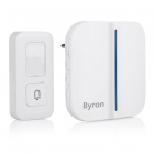 Byron Plug-in deurbel | Byron (Draadloos, Kinetische energie, Naamplaatje, 100 meter, 85 dB) DBY-23422 K170113574 Byron Plug-in deurbel | Byron (Draadloos, Kinetische energie, Naamplaatje, 100 meter, 85 dB) DBY-23422 K170113574