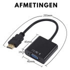 Cablexpert HDMI naar VGA adapter | Cablexpert | 0.15 meter (Full HD) A-HDMI-VGA-04 K010113012 - 5