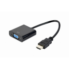 HDMI naar VGA adapter | Cablexpert | 0.15 meter (Full HD)