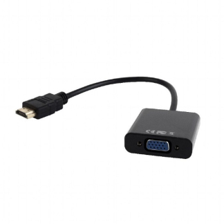 Cablexpert HDMI naar VGA adapter | Cablexpert | 0.15 meter (Jack 3.5 mm, Full HD) A-HDMI-VGA-03 K010113011 - 