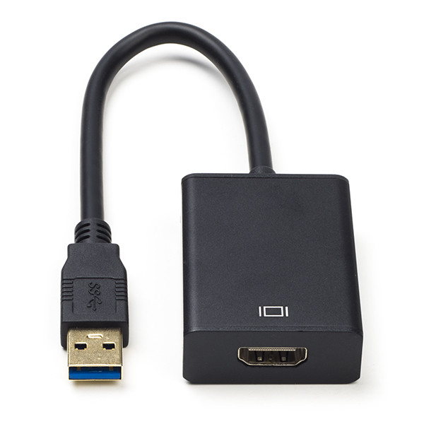 overdrijving Afhankelijkheid West USB A naar HDMI USB naar HDMI kabels USB naar HDMI adapter | Cablexpert  (Full HD, USB A) Kabelshop.nl