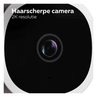 Calex Beveiligingscamera wifi | Calex Smart Home (2K, 10 meter nachtzicht, Gespreksfunctie, Bewegingsdetectie, Binnen) 5501001300 K170202788 - 4
