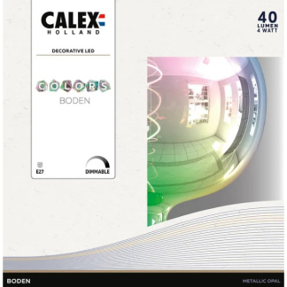 Calex Colors | Boden | E27 (4W, 40lm, 2000K, Dimbaar, Metallic Opal) 426192 K170203022 - 3