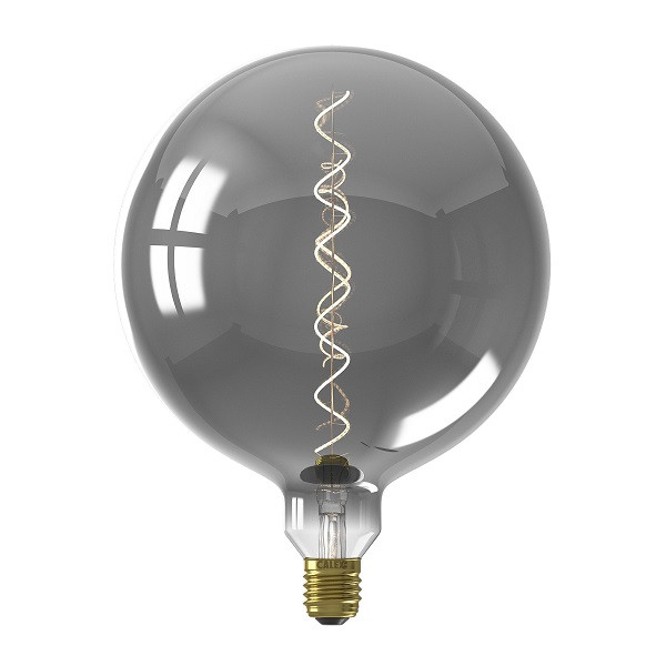 Calex Colors | Kalmar | E27 (5W, 70lm, 1800K, Dimbaar, Titanium) 2101002000 K170203767 - 1