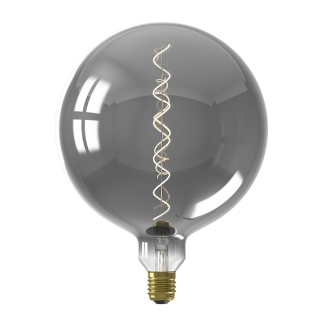 Calex Colors | Kalmar | E27 (5W, 70lm, 1800K, Dimbaar, Titanium) 2101002000 K170203767 - 1