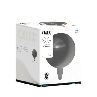 Calex Colors | Kalmar | E27 (5W, 70lm, 1800K, Dimbaar, Titanium) 2101002000 K170203767 - 3