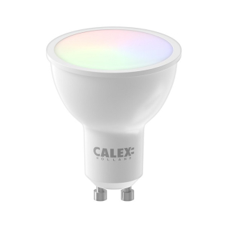 Calex GU10 smart led lamp | Calex Smart Home | Spot (Led, 4.9W, 345lm, 2200-4000K, RGB, Dimbaar) 429002 5001002600 K170203041 - 1
