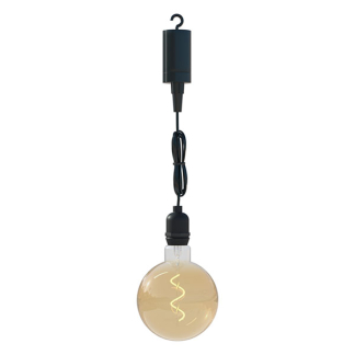 Calex Hanglamp voor buiten | Calex | Terlizzi (4 lm, 2200K, IP44, Batterij, Afstandsbediening) 4301002600 K170203423 - 1