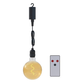 Calex Hanglamp voor buiten | Calex | Terlizzi (4 lm, 2200K, IP44, Batterij, Afstandsbediening) 4301002600 K170203423 - 2
