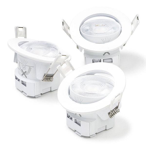 Calex Inbouwspot | Calex Smart Home | 3 stuks (Wifi, 4.9W, 345lm, 2700-6500K) 429278 K170203379 - 1