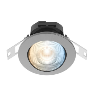 Calex Inbouwspot | Calex Smart Home (Wifi, 4.9W, 345lm, 2700 - 6500K, Metallic grijs) 429276 K170203378 - 2
