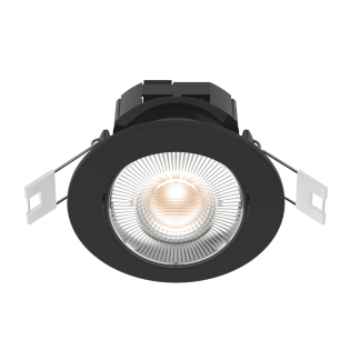 Calex Inbouwspot | Calex Smart Home (Wifi, 4.9W, 345lm, 2700 - 6500K, Zwart) 429272 5601000100 K170203377 - 3