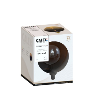 Calex Inception | Kalmar | E27 (3.5W, 80lm, 1800K, Dimbaar, Zwart/Goud) 2101005900 K150204392 - 2