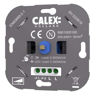 Calex LED dimmer | Calex (Inbouw, Draaiknop, Max. 250 watt) 8901000100 K170202929 - 3