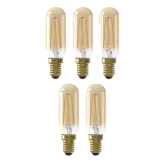 Calex LED lamp E14 | Buis | Calex | 5 stuks (3.5W, 250lm, 2100K, Dimbaar) 1101004100 V170202476 - 
