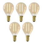LED lamp E14 | Kogel | Calex (3.5W, 250lm, 2100K, Dimbaar, 5 stuks)