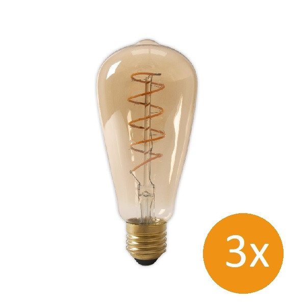 calex led lampen edison e27 calex led lampen e27 calex lampen verlichting led lamp e27 edison calex 6w 600lm 2700k kabelshop nl