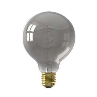 Calex LED lamp E27 | Globe | Calex (4W, 136lm, 1800K, Dimbaar, Titanium) 1001001400 K170203866 - 