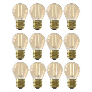 Calex LED lamp E27 | Kogel | Calex | 12 stuks (3.5W, 250lm, 2100K, Dimbaar) 1101004900 V170202478 - 
