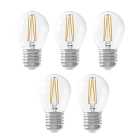 LED lamp E27 | Kogel | Calex | 5 stuks (4W, 470lm, 2700K, Dimbaar)