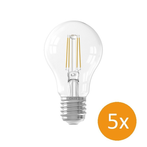 led lamp e27 peer calex 7w 810lm 2700k dimbaar 5 stuks calex kabelshop nl