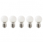 Calex LED lamp E27 - Kogel - Calex - 5 stuks (3W, 250lm, 2200K) V170202412 Calex LED lamp E27 - Kogel - Calex - 5 stuks (3W, 250lm, 2200K) V170202412
