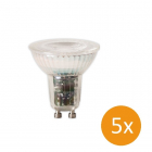 Calex LED spot GU10 | 5 stuks | Calex (5W, 350lm, 2800K, Dimbaar) V170202428 Calex LED spot GU10 | 5 stuks | Calex (5W, 350lm, 2800K, Dimbaar) V170202428