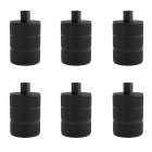 Calex Lamphouder | Calex | 6 stuks (E27, Aluminium, Mat zwart)  V170202574 - 1