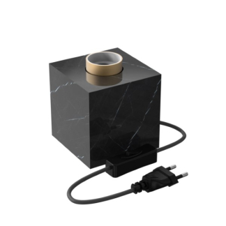 Calex Lampvoet | Calex (E27, Tot 60W, Vierkant, Zwart marmer) 3001001900 K170203153