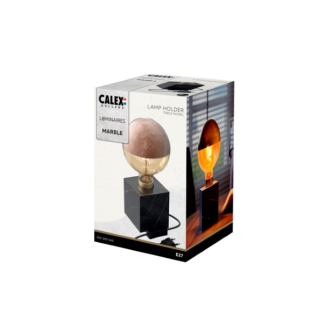 Calex Lampvoet | Calex (E27, Tot 60W, Vierkant, Zwart marmer) 3001001900 K170203153 - 3