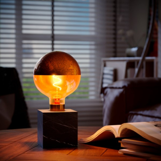 Calex Lampvoet | Calex (E27, Tot 60W, Vierkant, Zwart marmer) 3001001900 K170203153 - 4