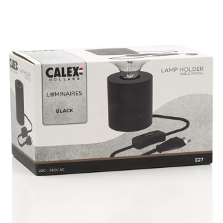 Calex Lampvoet | Calex (Tot 60W, Zwart) 3001000400 K170203823 - 