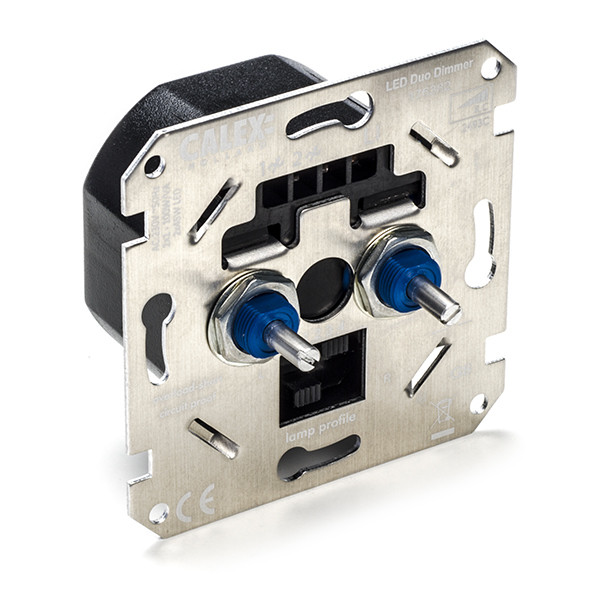Calex Led duo dimmer | Calex (Inbouw, 2x 2 tot 45W) 176382 K170202631 - 1