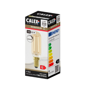 Calex Led lamp E14 | Buis | Calex | 4 stuks (3.5W, 250lm, 2100K, Dimbaar)  W170202476 - 4