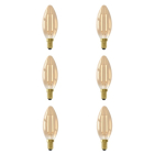 Led lamp E14 | Kaars | Calex | 6 stuks (3.5W, 250lm, 2100K, Dimbaar)