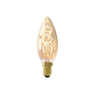 Calex Led lamp E14 | Kaars | Calex (2.5W, 136lm, 2100K, Goud, Dimbaar) 1001002900 K170203886 - 1