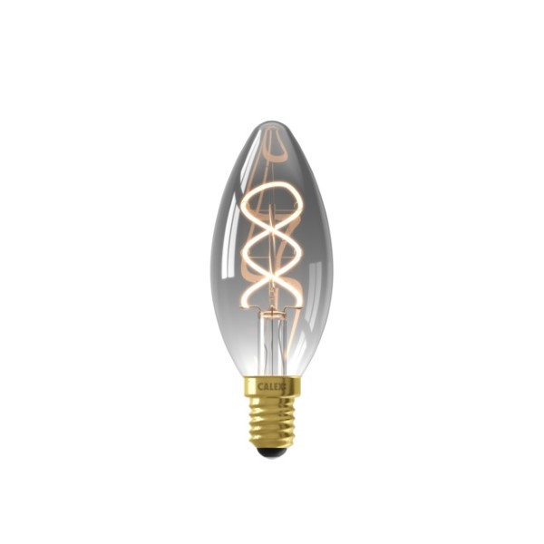 Calex Led lamp E14 | Kaars | Calex (4W, 136lm, 1800K, Dimbaar, Titanium) 1001002400 K170202935 - 1