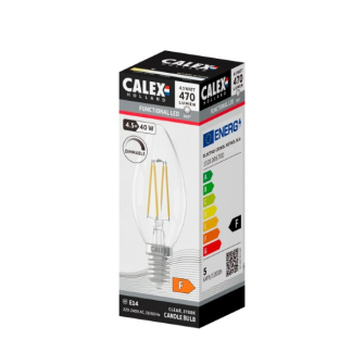 Calex Led lamp E14 | Kaars | Calex (4W, 470lm, 2700K, Dimbaar) 1101006700 K170203780 - 3
