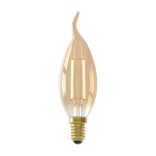 Calex Led lamp E14 | Kaars met punt | Calex (3.5W, 250lm, 2100K, Dimbaar) 1101005700 K170202486 - 1